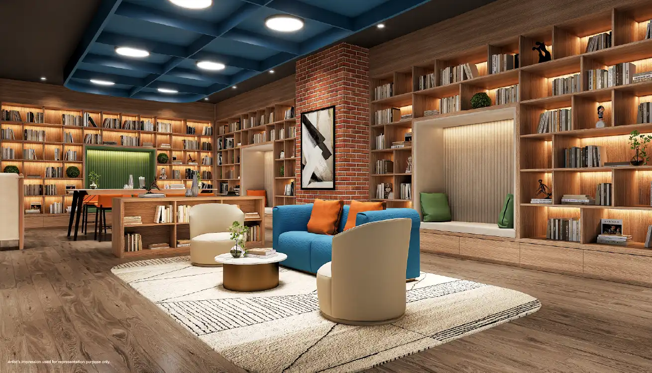 Godrej Ivara Library Area