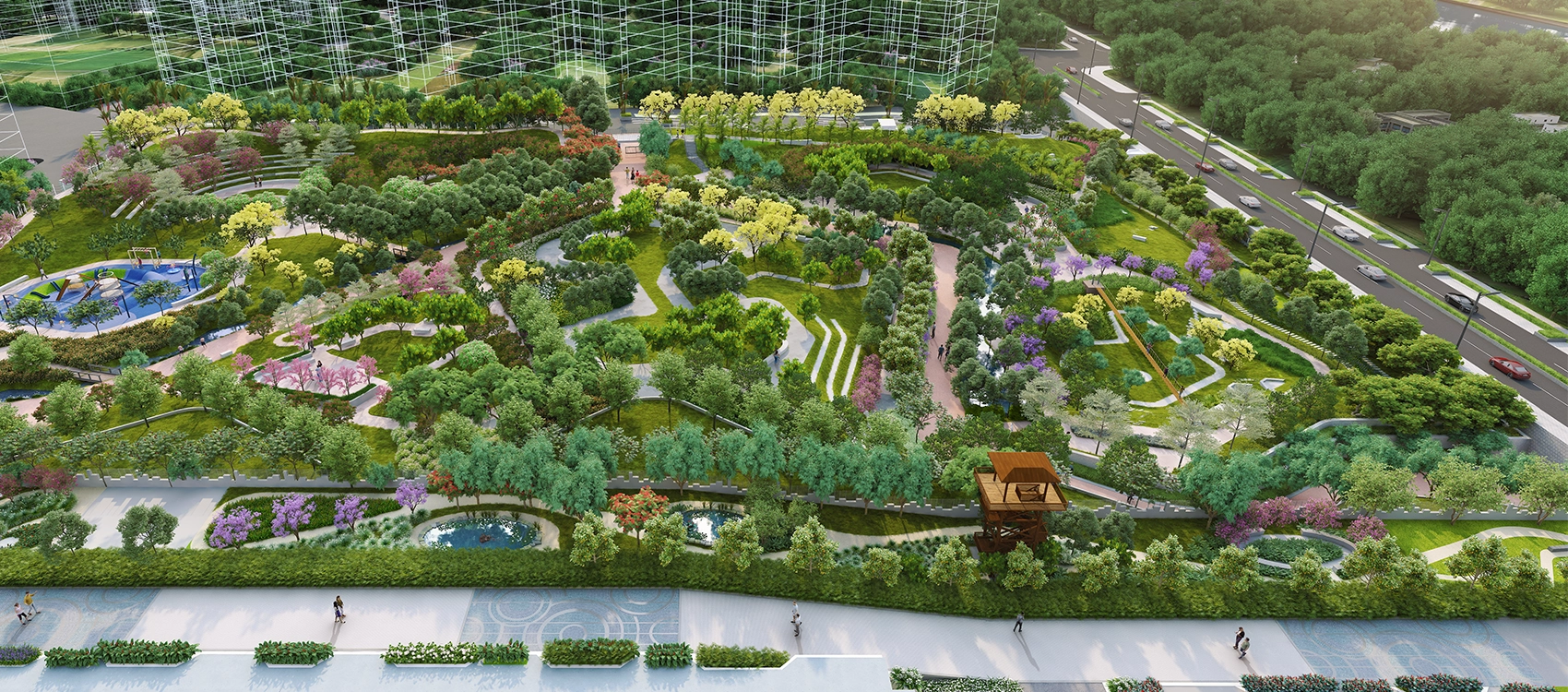 Godrej Meadows Central Landscape