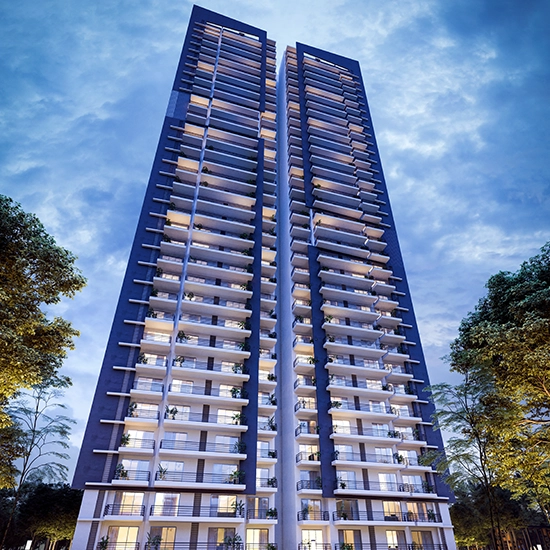 3 BHK 1855 Sq.Ft. Apartment for Sale in Godrej Meridien