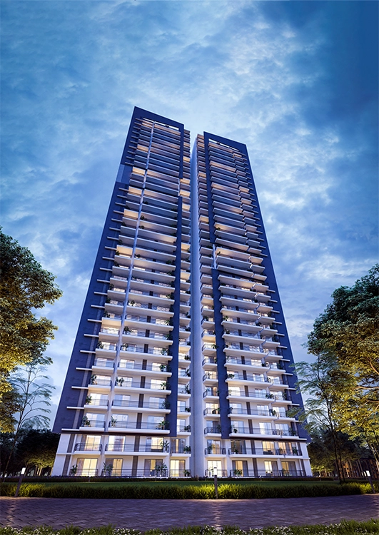 3 BHK 2002 Sq.Ft. Apartment for Sale in Godrej Meridien