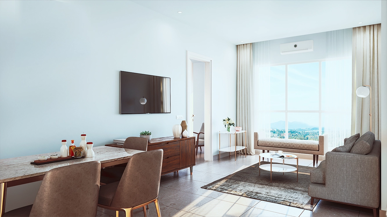 Godrej Nirvaan Living Room