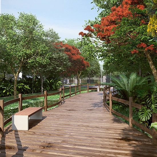 Godrej Nurture Electronic City Walking Area