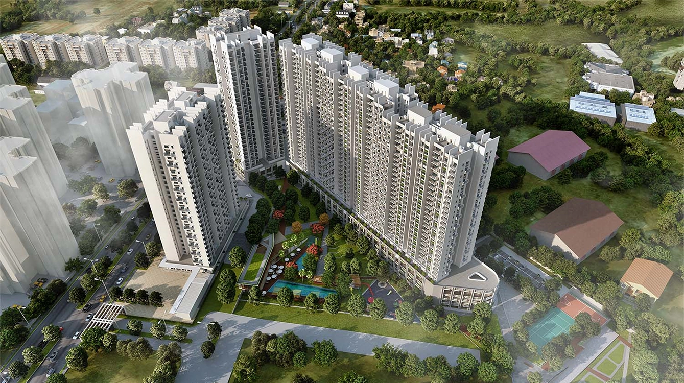 Godrej Rejuve Aerial view