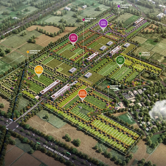 Godrej Retreat BT Road Top view