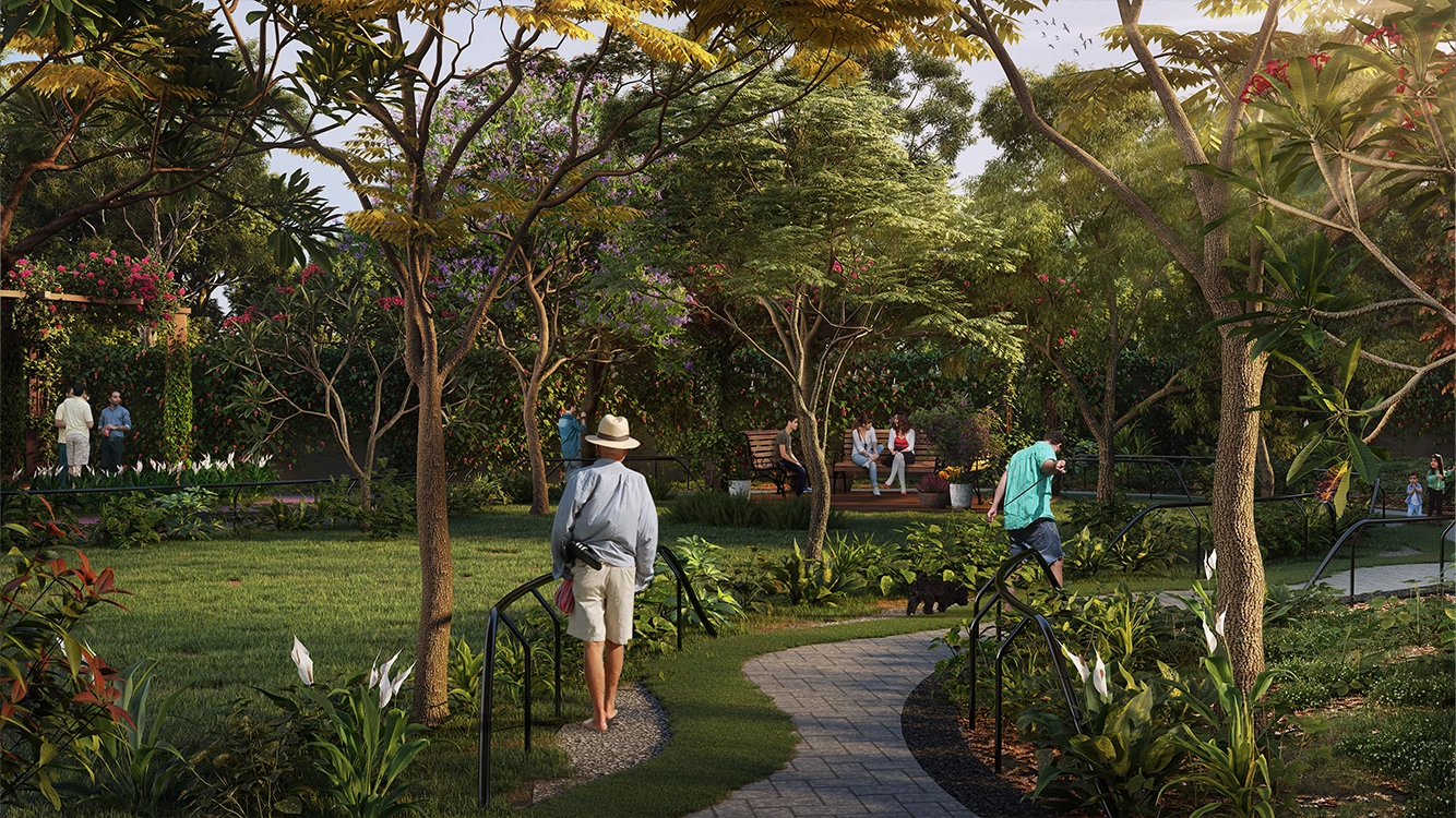 Godrej Retreat BT Road Tactile Garden