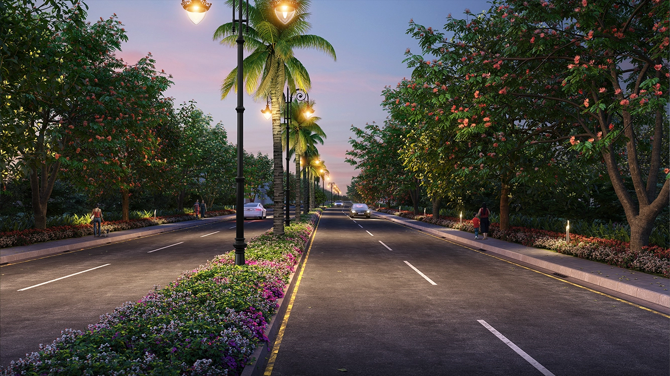 Godrej Retreat BT Road 24 Meter Wide Road