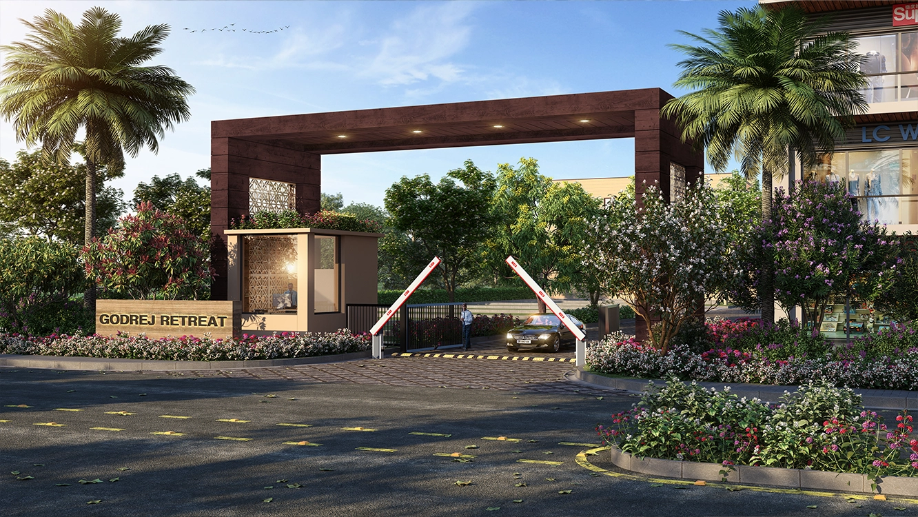 Godrej Retreat BT Road Grand Entrance