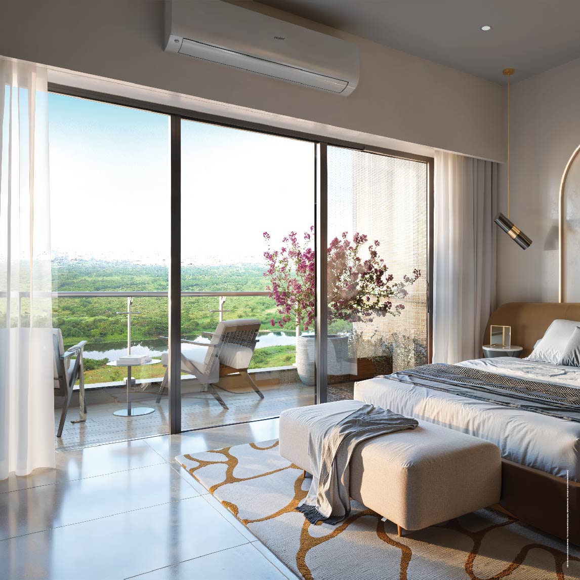Godrej River Crest Master Bedroom