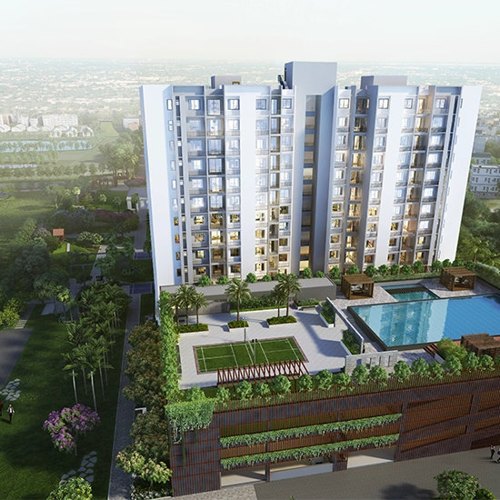Godrej Se7en Aerial View