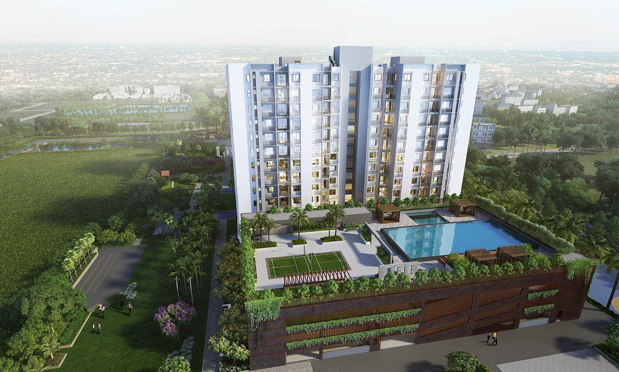 Godrej Se7en Aerial View