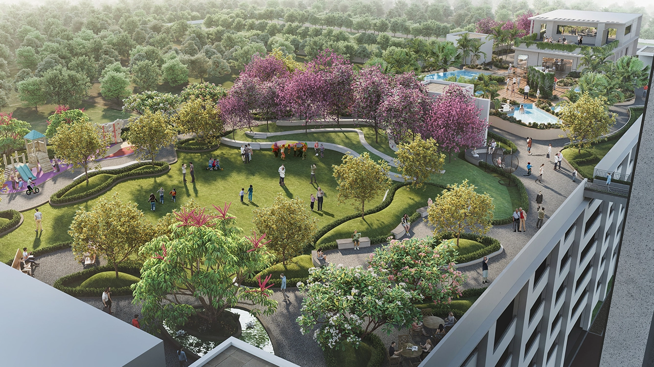 Godrej Serene 1 Acre-Resort Themed Garden