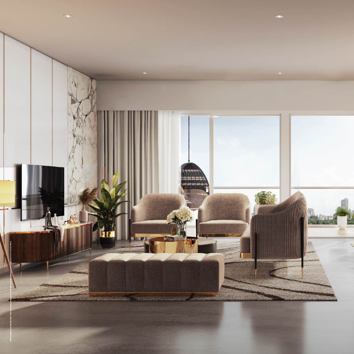 Godrej Skyline Living Room