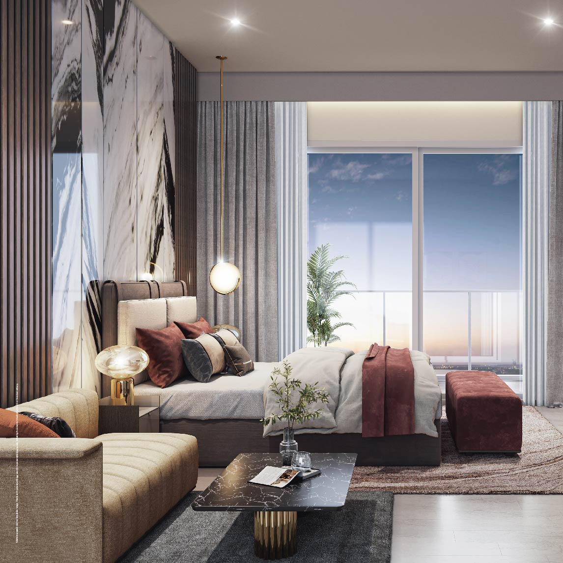 Godrej Skyline Master Bedroom