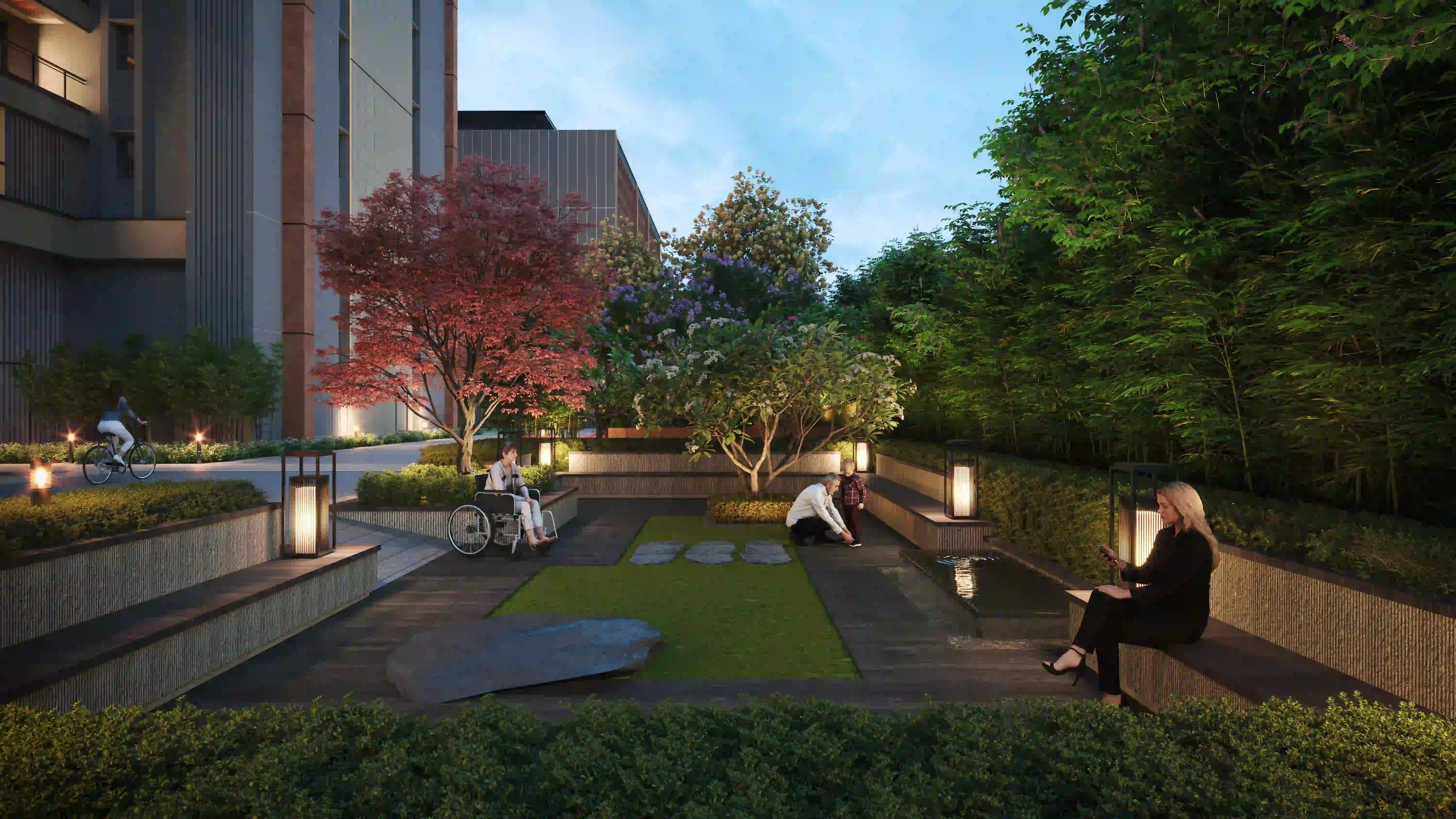 Godrej Sora SUNKEN SEATING AREA