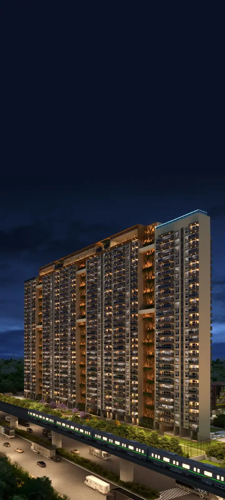 3 BHK Apartment For Sale in Godrej Tiara