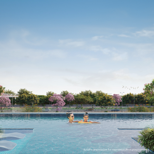 Godrej Vistas Infinity Edge Pool