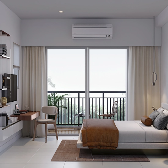 Godrej Woods Master Bedroom
