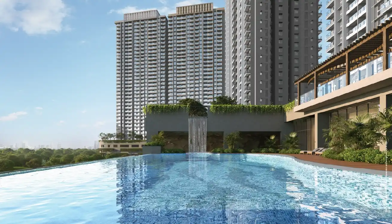 Godrej The Aqua Retreat At Godrej Park World Pool View