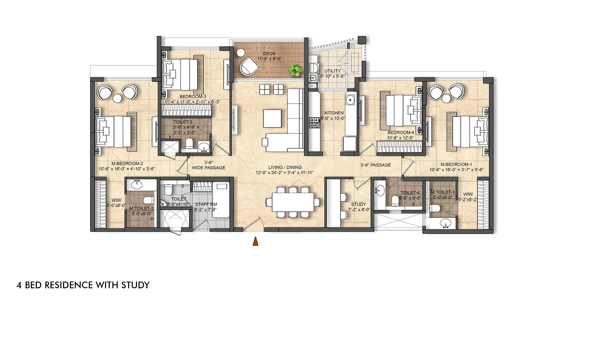 Lodha Divino Divino Bed Residence With Study
