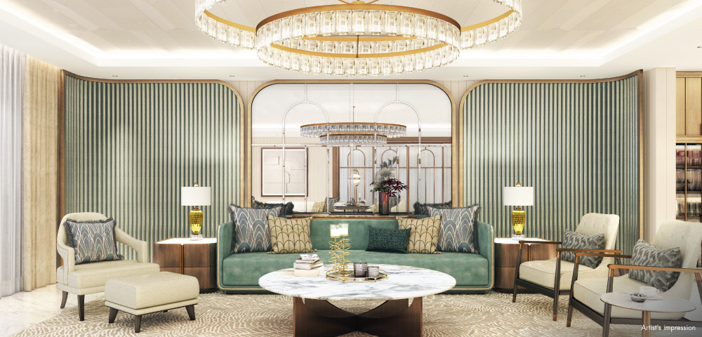 Lodha Cullinan Spacious Living Room