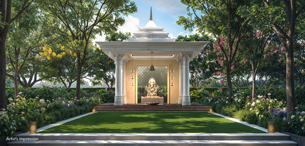 Lodha Altus Ganesha Shrine