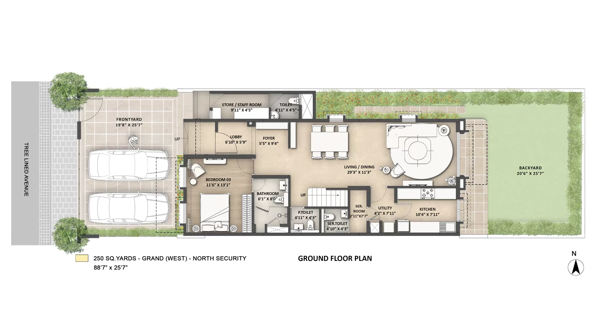 Lodha Villa Royale Palava W North Ground Floor Plan Villa Royale