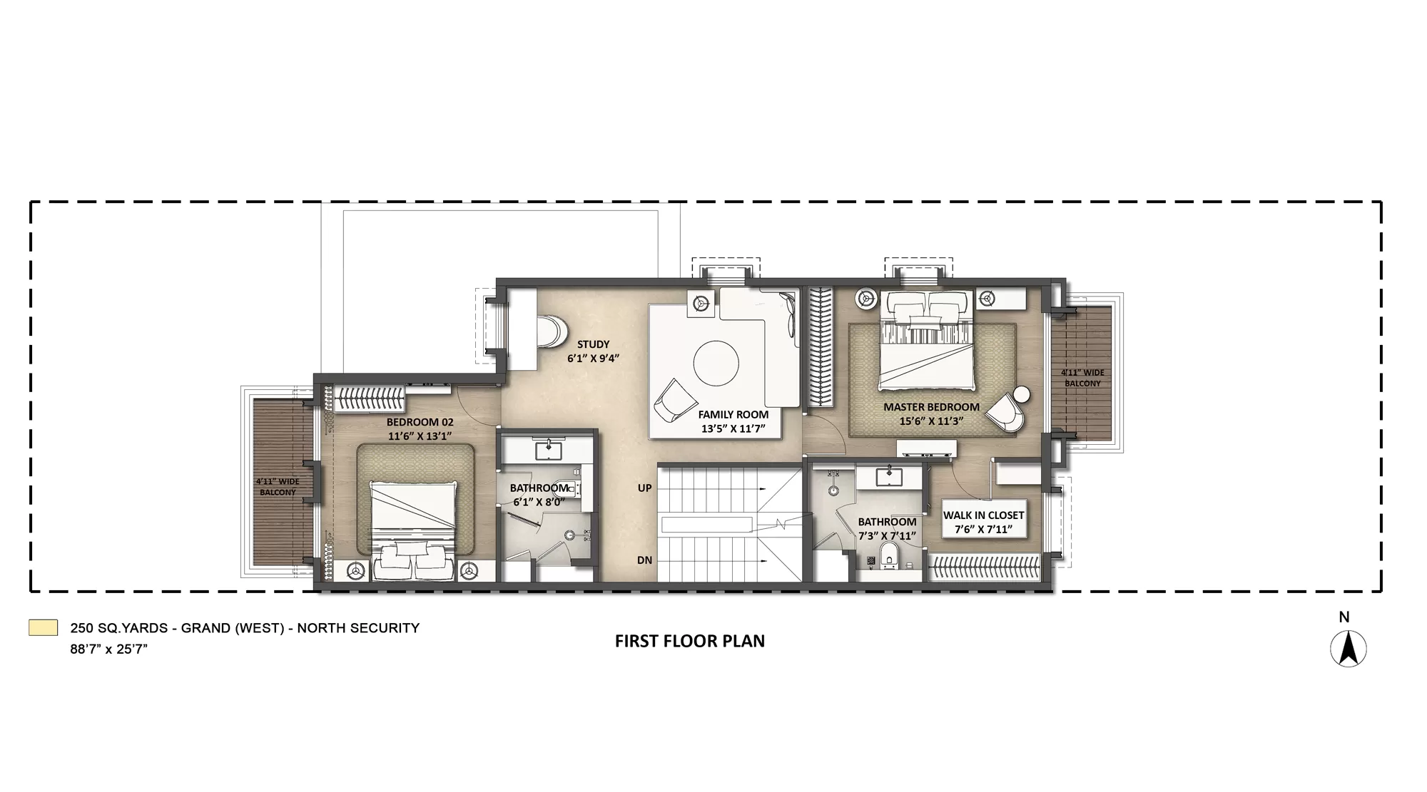 Lodha Villa Royale Palava W North First Floor Plan Villa Royale