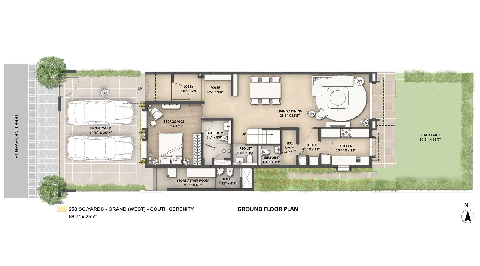 Lodha Villa Royale Palava W South Ground Floor Plan Villa Royale