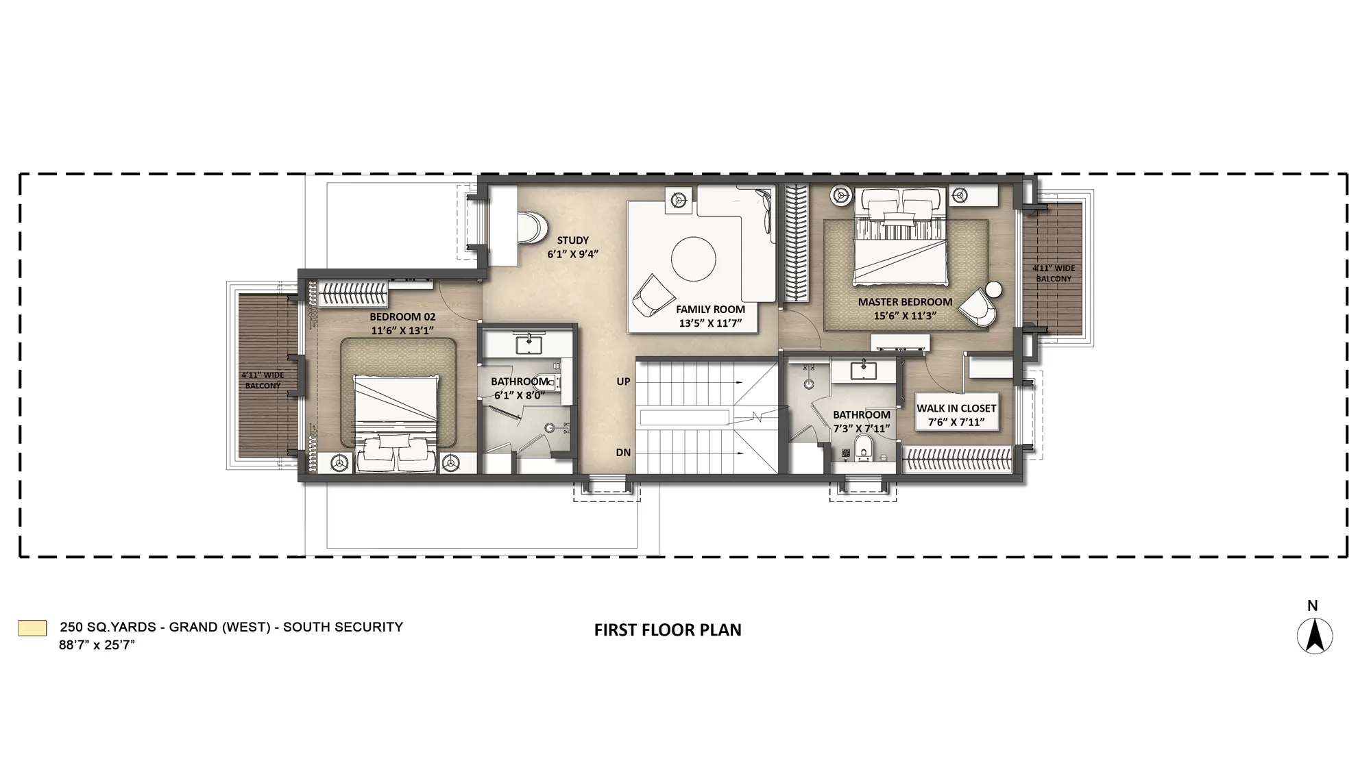Lodha Villa Royale Palava W South First Floor Plan Villa Royale