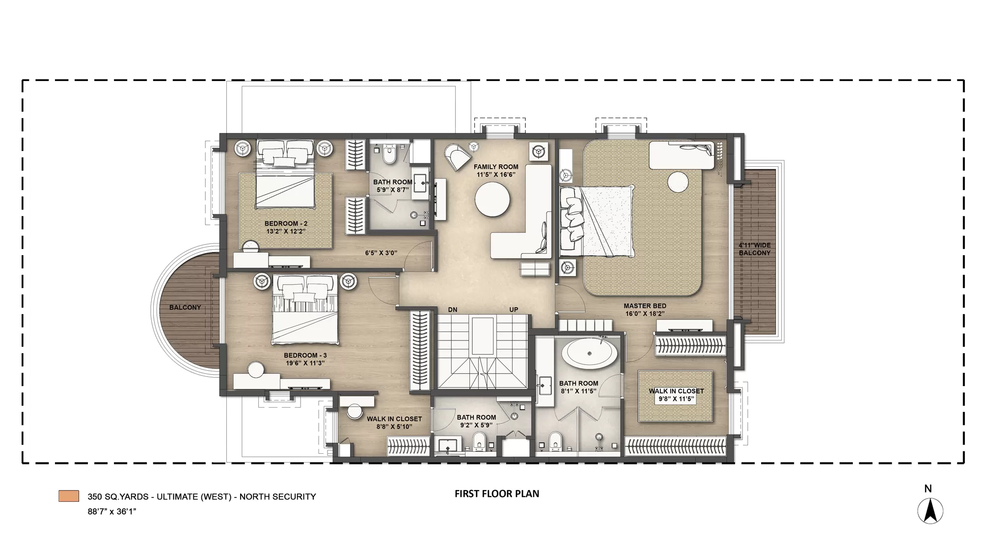 Lodha Villa Royale Palava W North First Floor Plan Villa Royale