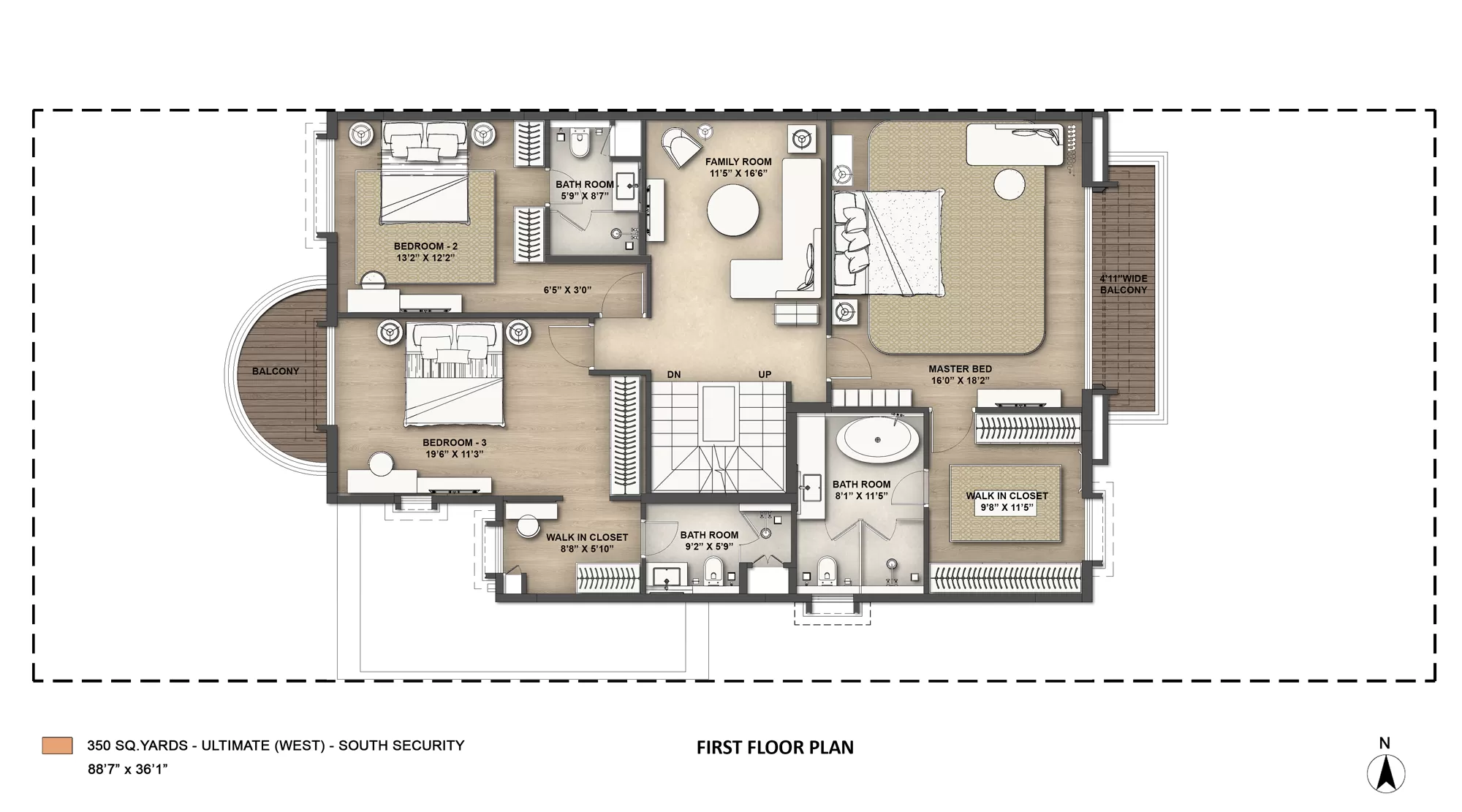 Lodha Villa Royale Palava W South First Floor Plan Villa Royale