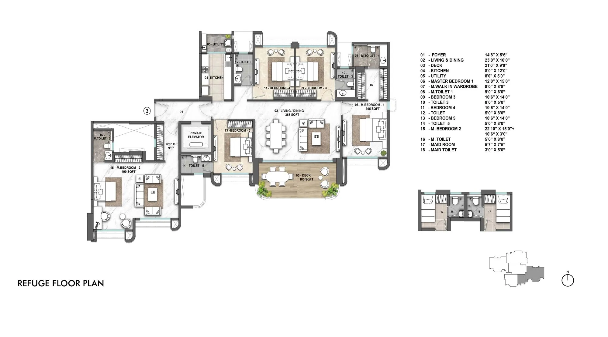 Lodha Hanging Gardens 5Bhk Refuge